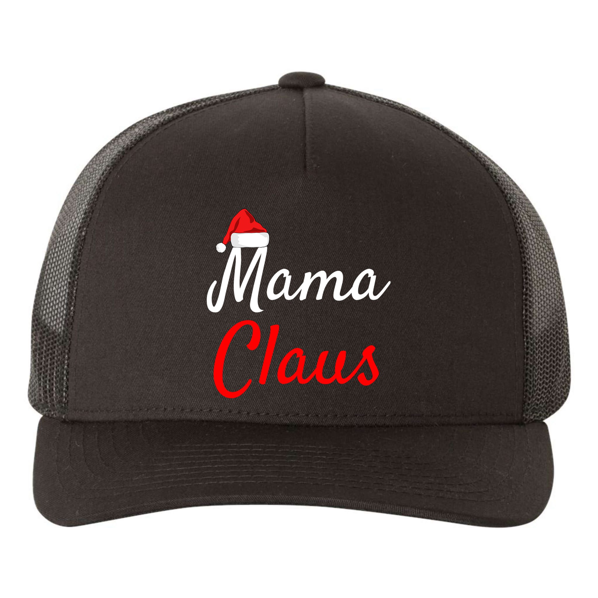 Mama Claus Cool Gift Daddy Claus Mama Claus Sweaters Pjs Cool Gift Yupoong Adult 5-Panel Trucker Hat