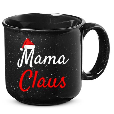 Mama Claus Cool Gift Daddy Claus Mama Claus Sweaters Pjs Cool Gift 15oz Campfire Ceramic Mug
