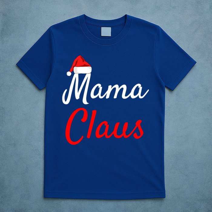 Mama Claus Cool Gift Daddy Claus Mama Claus Sweaters Pjs Cool Gift T-Shirt