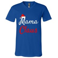 Mama Claus Cool Gift Daddy Claus Mama Claus Sweaters Pjs Cool Gift V-Neck T-Shirt