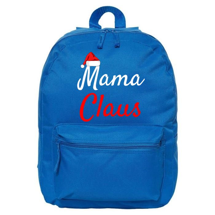 Mama Claus Cool Gift Daddy Claus Mama Claus Sweaters Pjs Cool Gift 16 in Basic Backpack