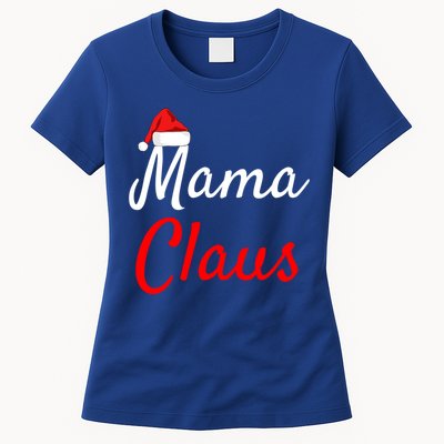 Mama Claus Cool Gift Daddy Claus Mama Claus Sweaters Pjs Cool Gift Womens T-Shirt