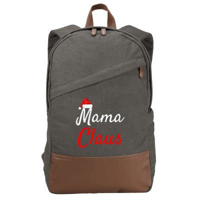 Mama Claus Cool Gift Daddy Claus Mama Claus Sweaters Pjs Cool Gift Cotton Canvas Backpack