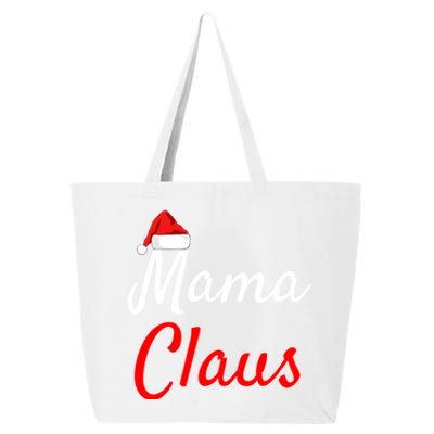 Mama Claus Cool Gift Daddy Claus Mama Claus Sweaters Pjs Cool Gift 25L Jumbo Tote