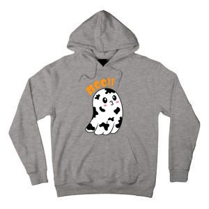 Moo! Cute Cow Boo Ghost Halloween Animal Tall Hoodie