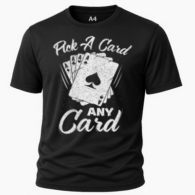 Magician Costume Card Tricks Pick A Card Any Card Performance Shirt