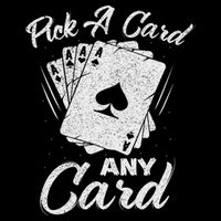 Magician Costume Card Tricks Pick A Card Any Card T-Shirt