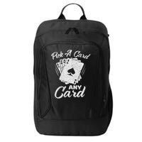 Magician Costume Card Tricks Pick A Card Any Card City Backpack