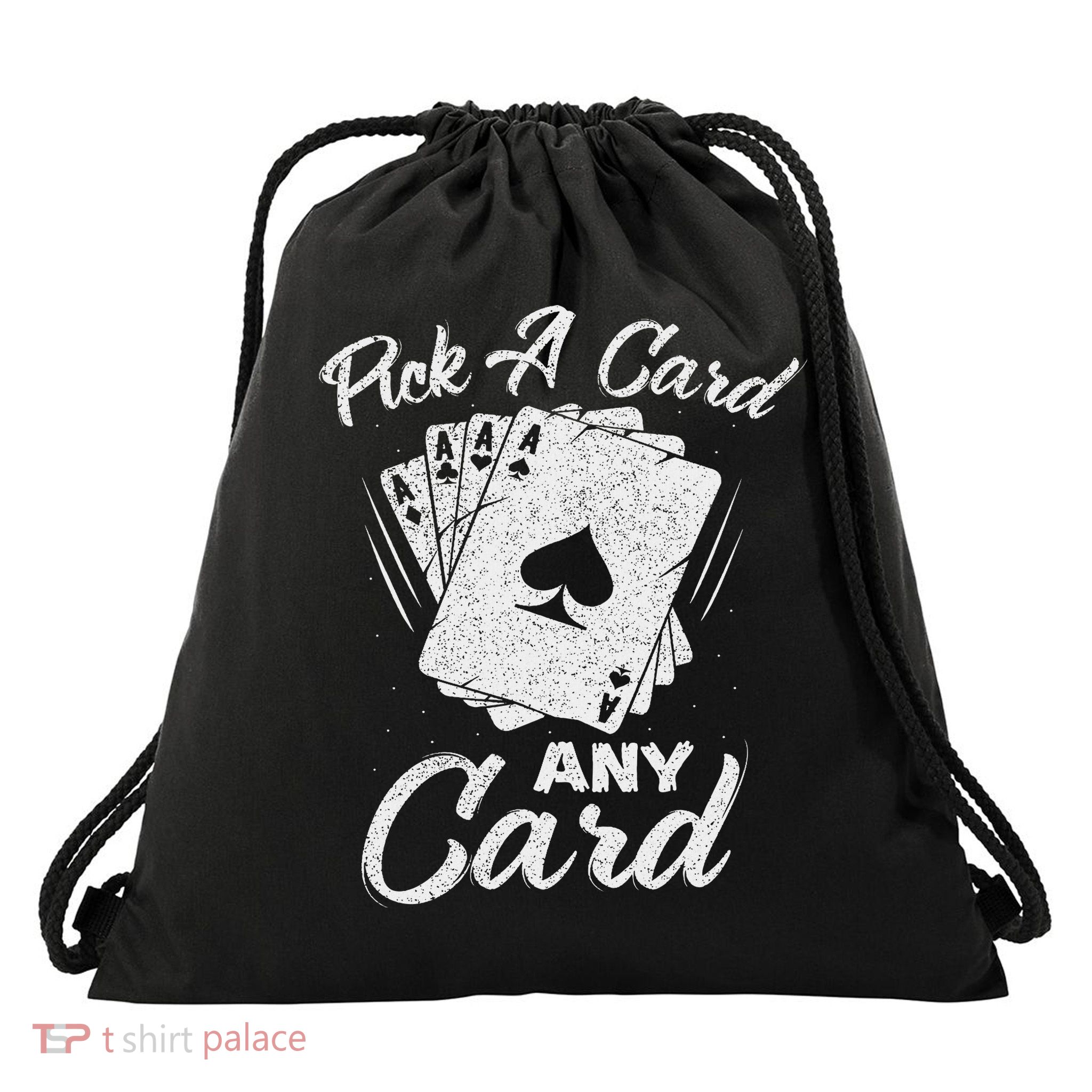 Magician Costume Card Tricks Pick A Card Any Card Drawstring Bag