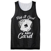 Magician Costume Card Tricks Pick A Card Any Card Mesh Reversible Basketball Jersey Tank