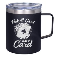 Magician Costume Card Tricks Pick A Card Any Card 12oz Stainless Steel Coffee Mug