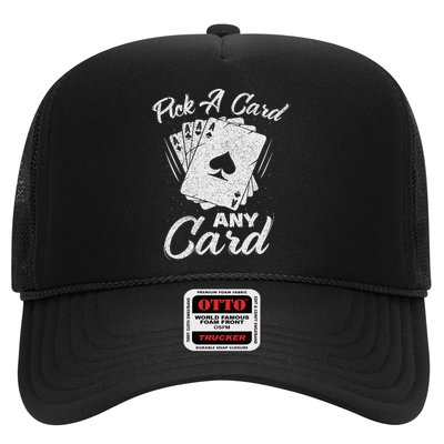 Magician Costume Card Tricks Pick A Card Any Card Trucker Hat