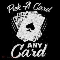 Magician Costume Card Tricks Pick A Card Any Card Womens T-Shirt
