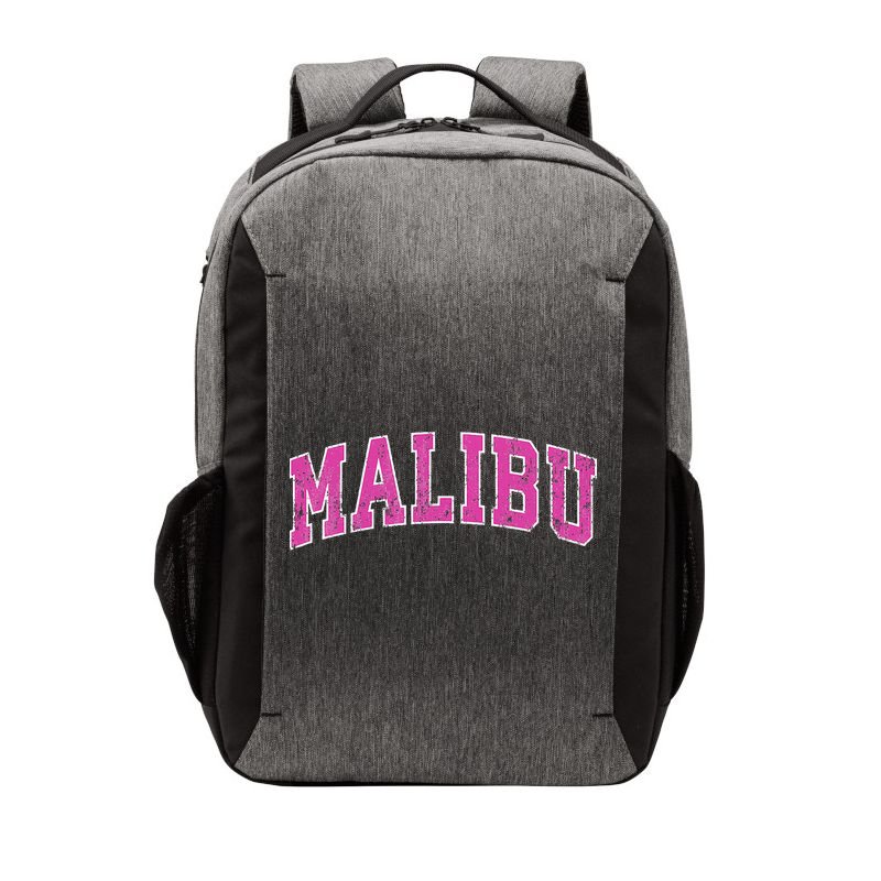 Malibu California Ca Vintage Sports Design Pink Design Vector Backpack