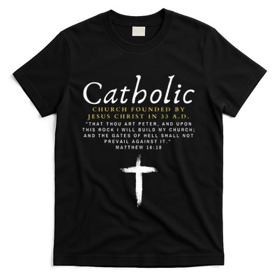 Motivational Catholic Church History Uplifting Pun T-Shirt