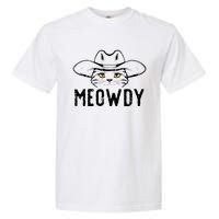 Meowdy Cat Cowboy Funny Meme Country Texas Garment-Dyed Heavyweight T-Shirt