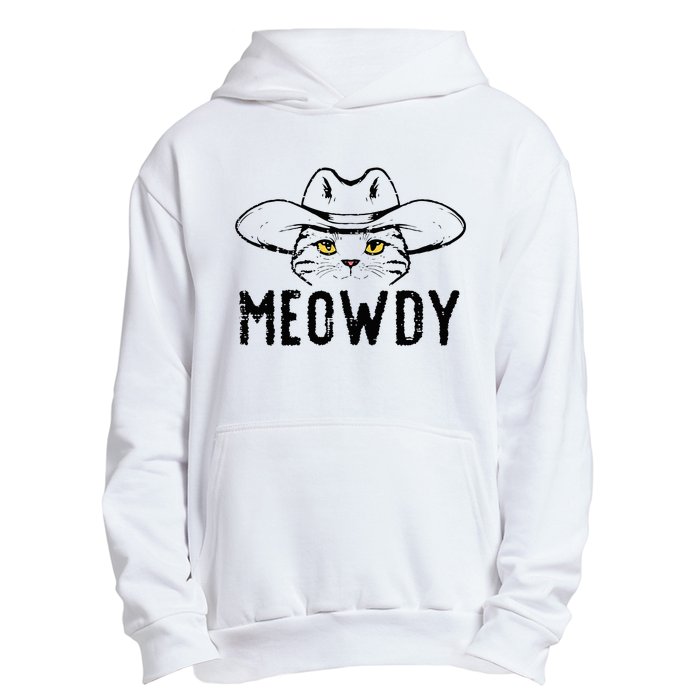 Meowdy Cat Cowboy Funny Meme Country Texas Urban Pullover Hoodie