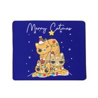 Merry Catmas Cat Christmas Tree Cats Dad Mom Meowy Xmas Gift Mousepad