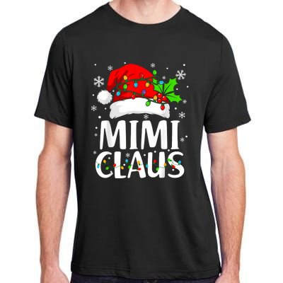 Mimi Claus Christmas Lights Pajama Family Matching Adult ChromaSoft Performance T-Shirt