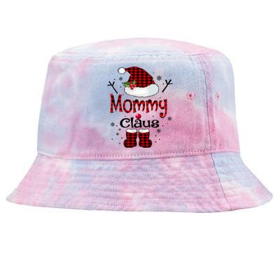 Mommy Claus Christmas Santa Family Matching Pajamas Xmas Funny Gift Tie-Dyed Bucket Hat