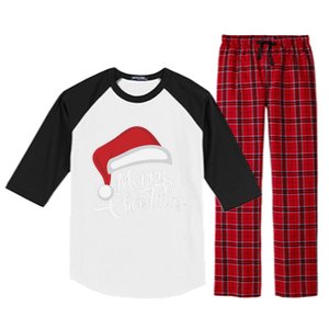 Merry Christmas Cute Gift Raglan Sleeve Pajama Set