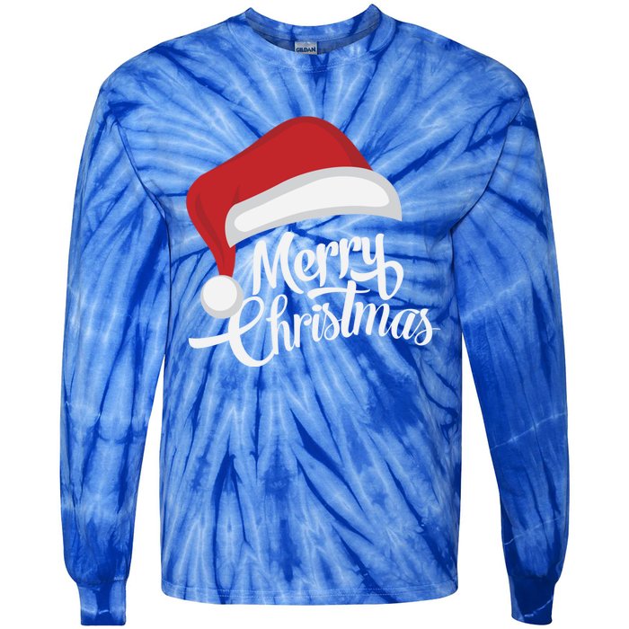 Merry Christmas Cute Gift Tie-Dye Long Sleeve Shirt