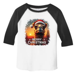 Merry Christmas Camel Ride Lovers Desert Camel Head Toddler Fine Jersey T-Shirt