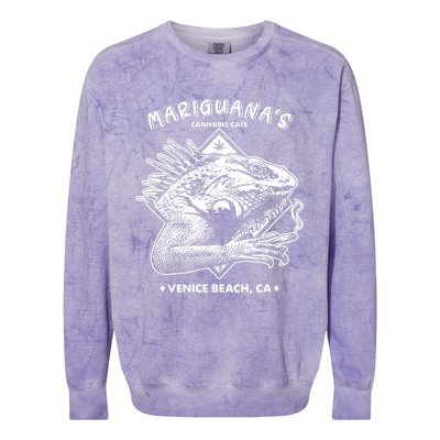 Mariguana Cannabis Cafe Colorblast Crewneck Sweatshirt