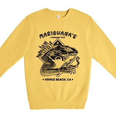 Mariguana Cannabis Cafe Premium Crewneck Sweatshirt