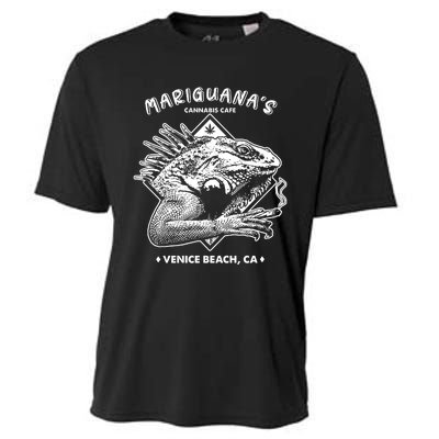 Mariguana Cannabis Cafe Cooling Performance Crew T-Shirt