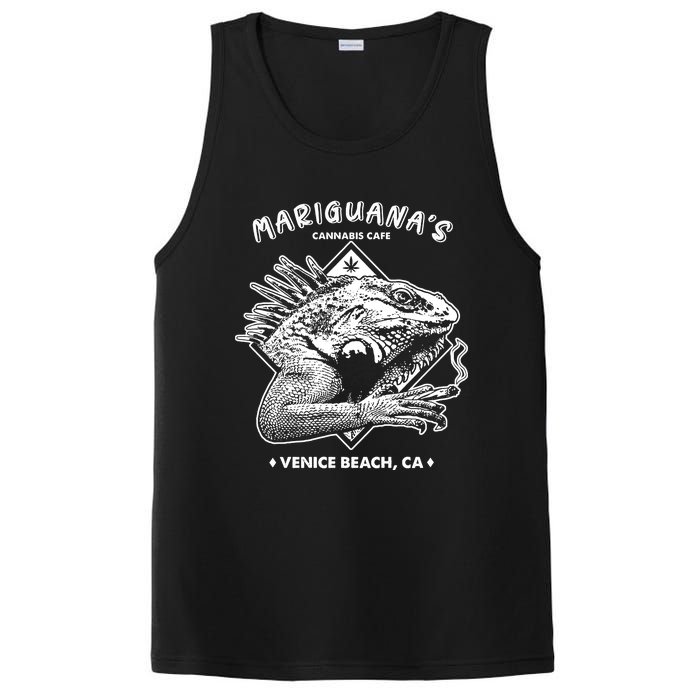 Mariguana Cannabis Cafe PosiCharge Competitor Tank