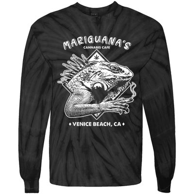 Mariguana Cannabis Cafe Tie-Dye Long Sleeve Shirt