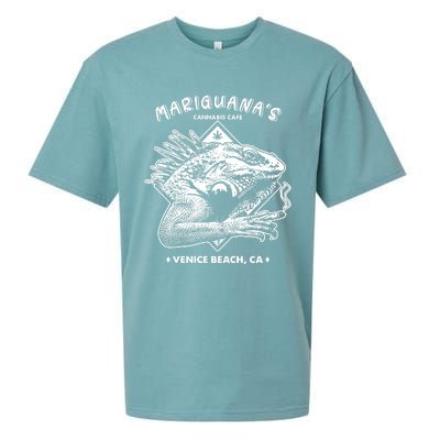 Mariguana Cannabis Cafe Sueded Cloud Jersey T-Shirt