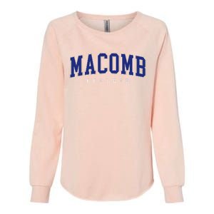 Macomb Community College Womens California Wash Sweatshirt