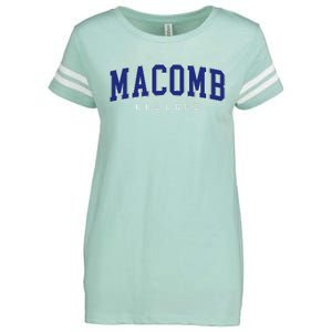 Macomb Community College Enza Ladies Jersey Football T-Shirt