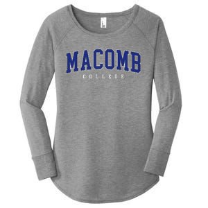 Macomb Community College Women's Perfect Tri Tunic Long Sleeve Shirt