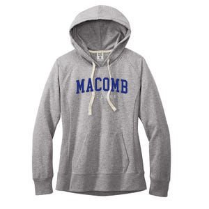 Macomb Community College Women's Fleece Hoodie