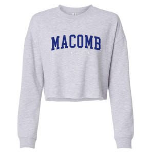 Macomb Community College Cropped Pullover Crew