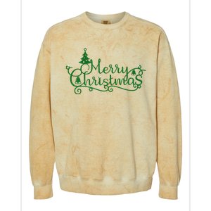 Merry Christmas Cute Gift Colorblast Crewneck Sweatshirt