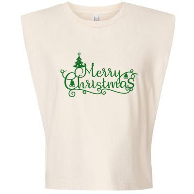 Merry Christmas Cute Gift Garment-Dyed Women's Muscle Tee