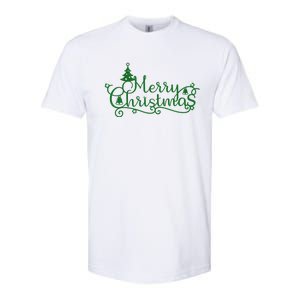 Merry Christmas Cute Gift Softstyle CVC T-Shirt