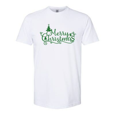 Merry Christmas Cute Gift Softstyle® CVC T-Shirt