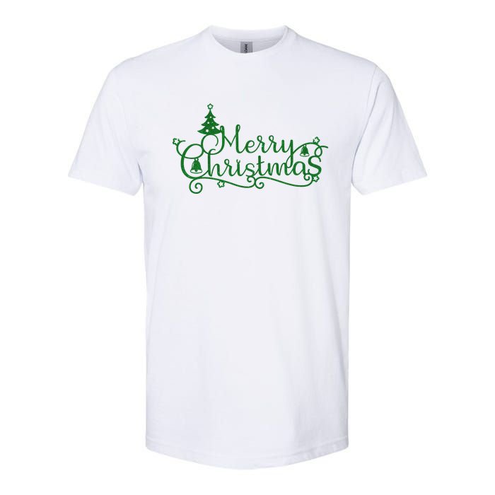 Merry Christmas Cute Gift Softstyle CVC T-Shirt