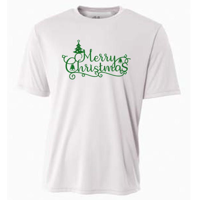 Merry Christmas Cute Gift Cooling Performance Crew T-Shirt