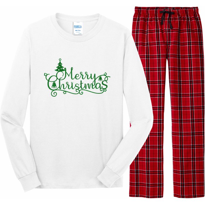 Merry Christmas Cute Gift Long Sleeve Pajama Set