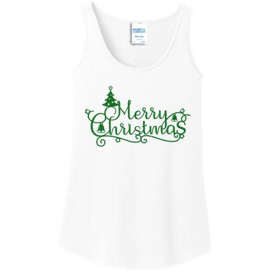 Merry Christmas Cute Gift Ladies Essential Tank