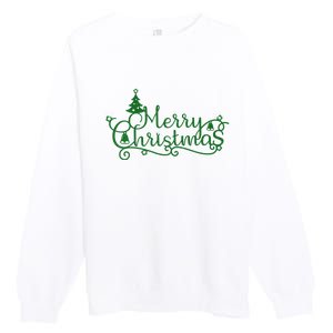 Merry Christmas Cute Gift Premium Crewneck Sweatshirt