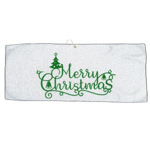 Merry Christmas Cute Gift Large Microfiber Waffle Golf Towel