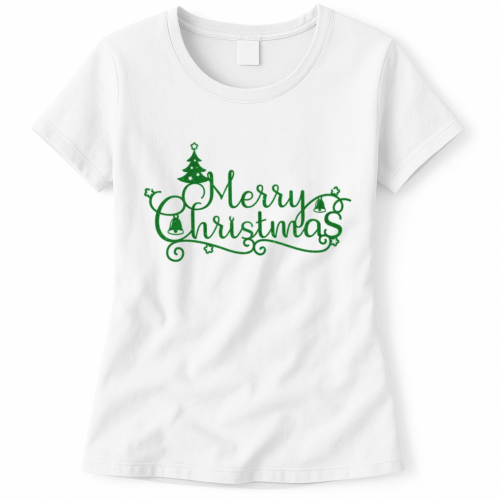 Merry Christmas Cute Gift Womens T-Shirt