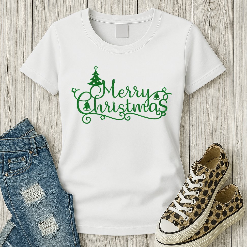 Merry Christmas Cute Gift Womens T-Shirt